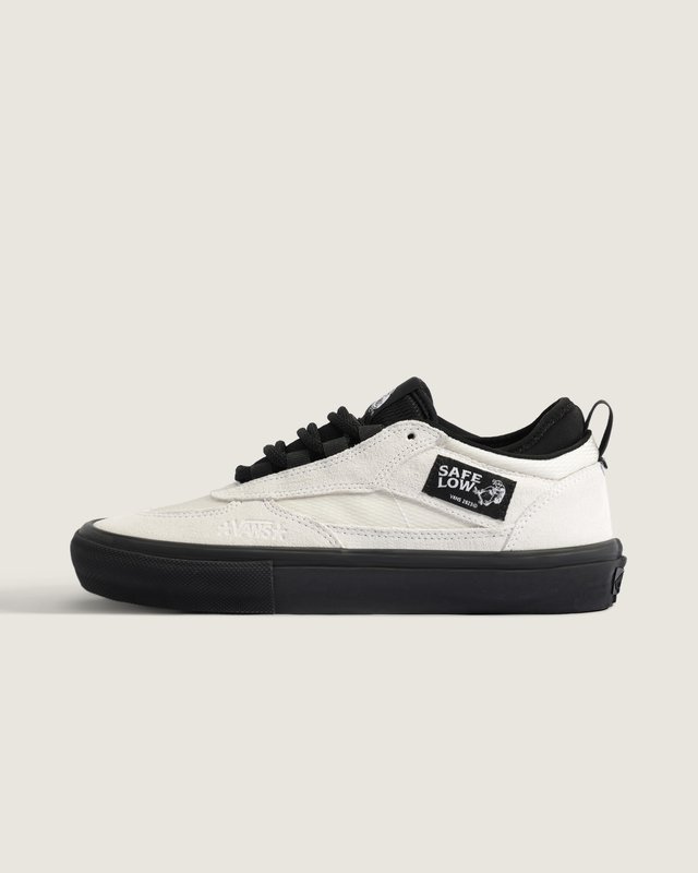 Tênis Pro Skate Safe Low Atiba Premium White Black | Vans