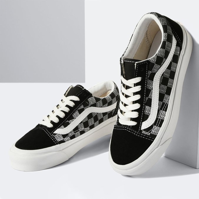 Tênis Old Skool 36 Dx Checker Check Black