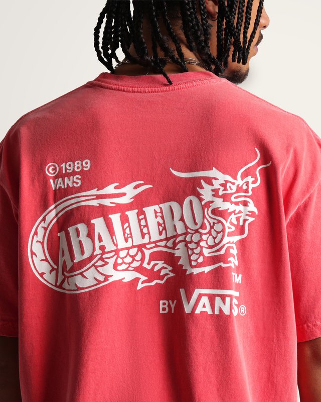 Camiseta Manga Curta Caballero Racing Red
