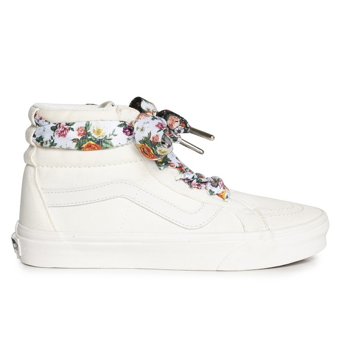 Tênis Sk8-Hi Alt Lace Blanc De Blanc Floral