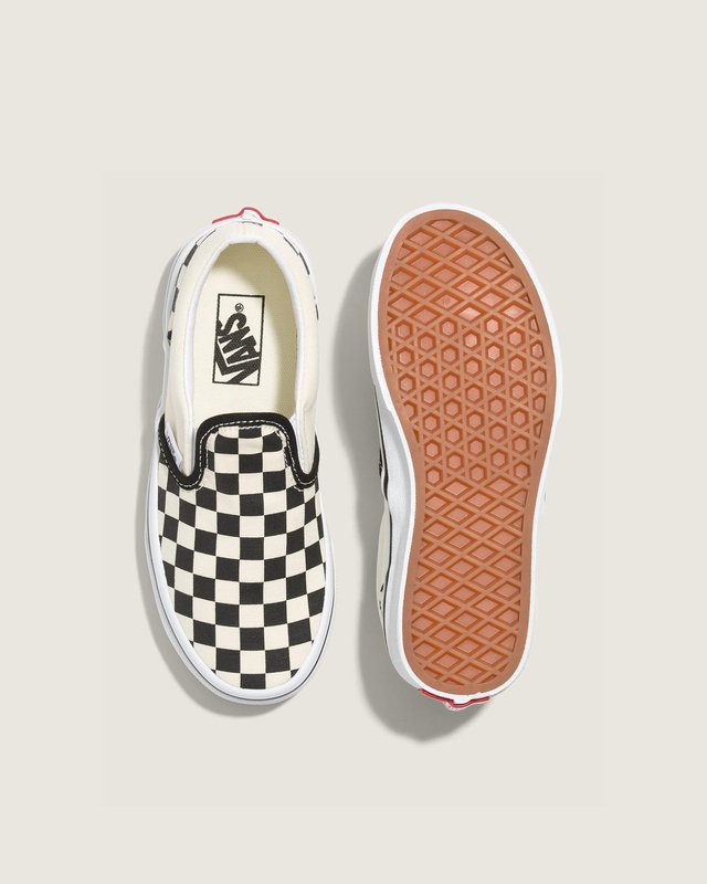 Tênis Slip-On Infantil Black White