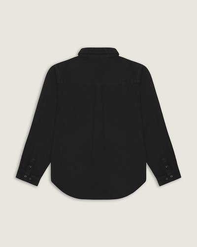 Camisa Ls Gillian Overdyed Button Down Black | Vans