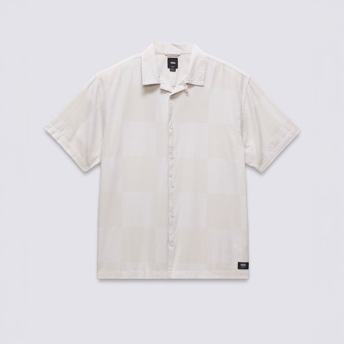 Camisa Kessler Checkerboard Ss Woven Lx White Marshmallow
