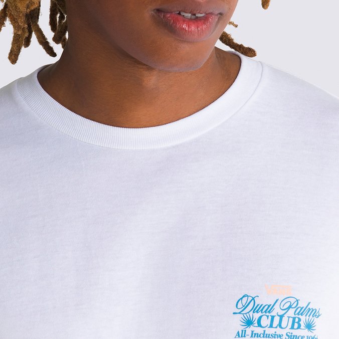 Camiseta Dual Palms Club White
