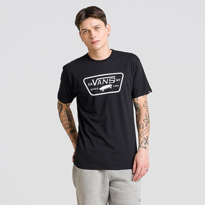 Camiseta Full Patch Black White