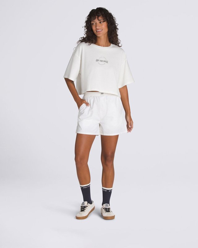 Camiseta Rylen Ss Relaxed Crop Marshmallow