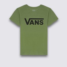 Camiseta Flying V Crew Ss Loden Green White