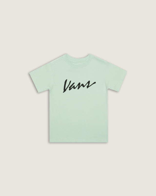 Camiseta Ss Archived Logo Woven Check Frosted Mint Infantil