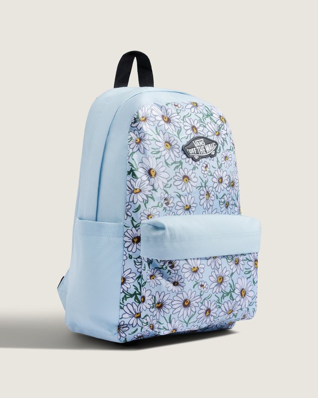 Mochila Old Skool Grom Backpack Fresh Flower Crystal Blue Infantil
