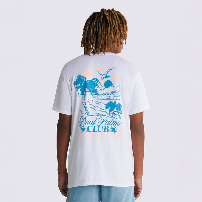Camiseta Dual Palms Club White