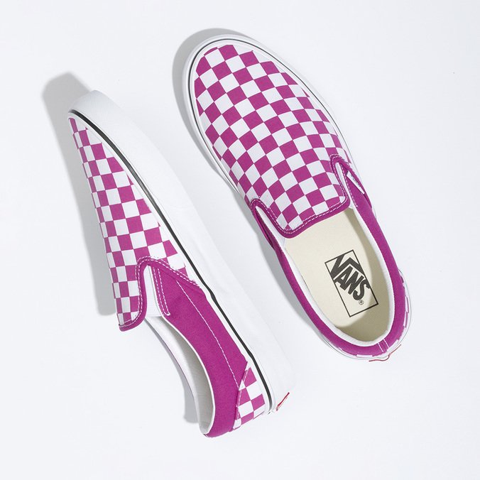 Tênis Slip-On Fuchsia Red True White