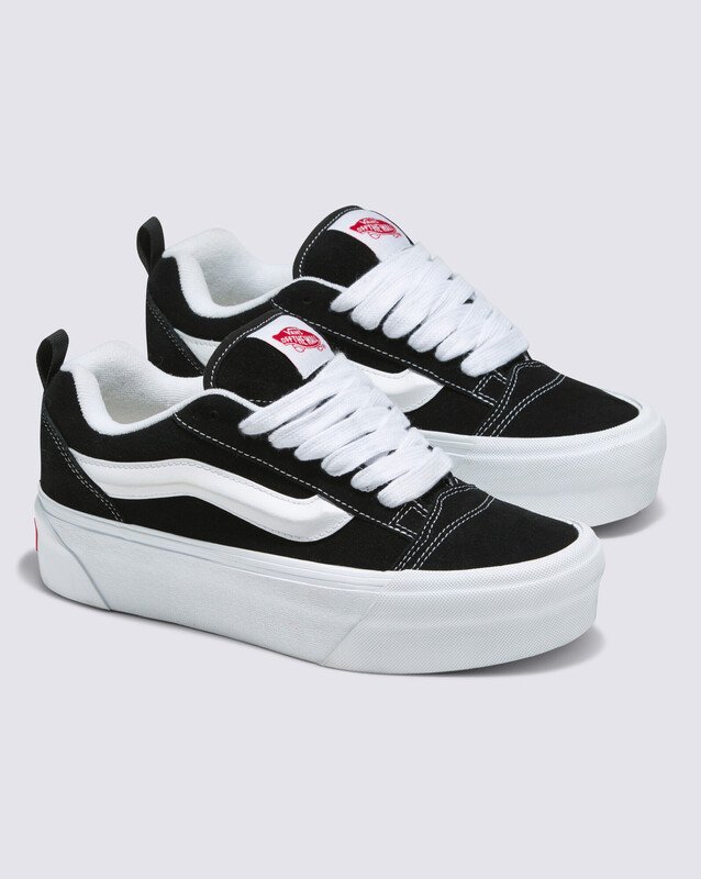 Tênis Knu Skool Stack Black White