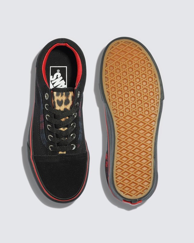 Tênis Old Skool 90S Grunge Black