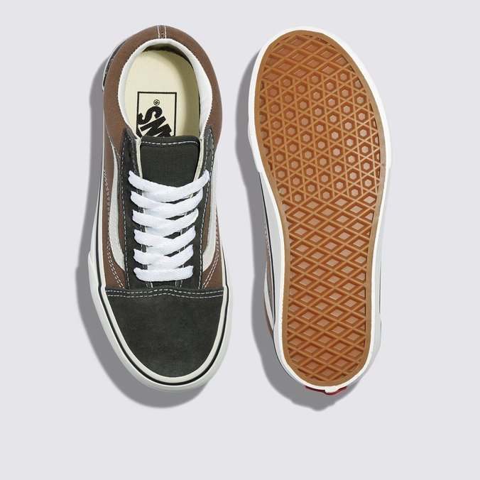 Tênis Old Skool Suede Pop Canvas Brown Multi