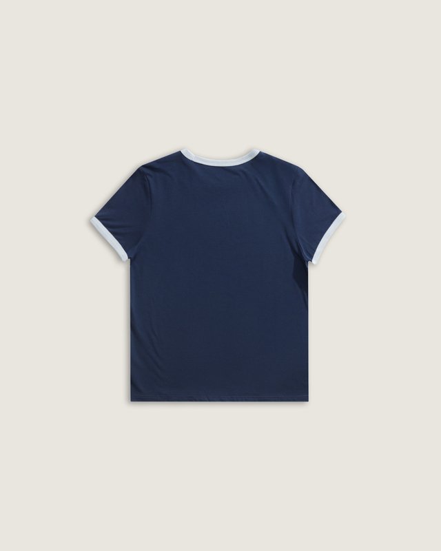 Camiseta Manga Curta Lacey Daze Deep Indigo Infantil