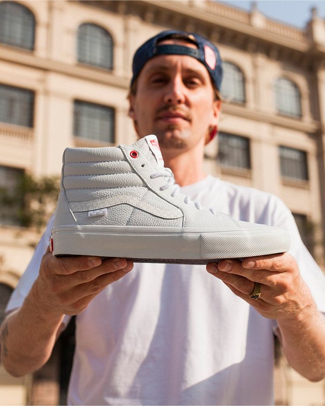 Tênis Skate Sk8-Hi Vans X Xaparral White