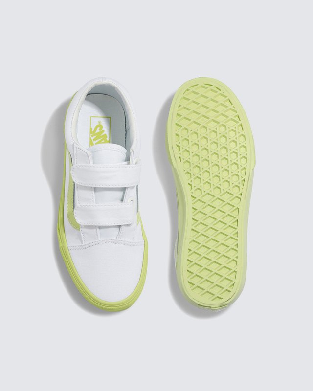 Tênis Old Skool Pop Outsole Lime Infantil