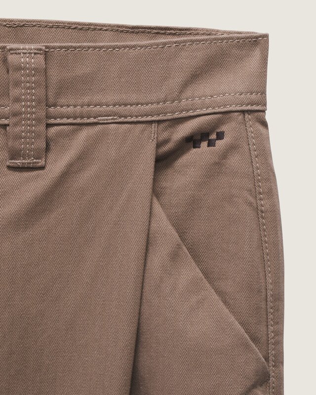 Calça Skate Loose Pleated Curren Caples Walnut
