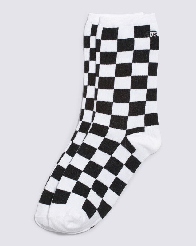 Meia Ticker Sock 36/39 Black Checkerboard