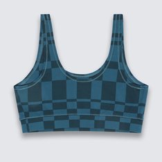 Top Flying Checkerboard Teal