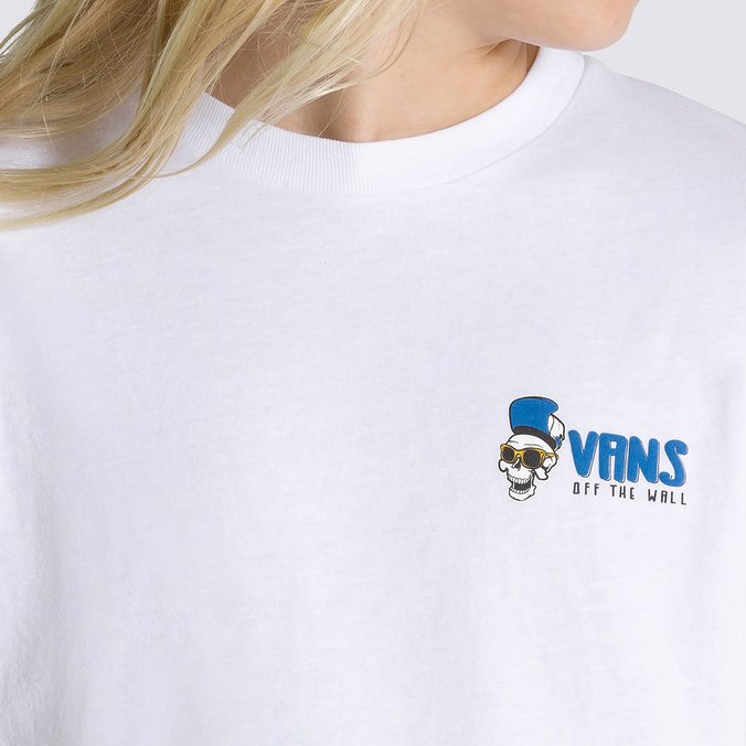 Camiseta Skull Slice Ss Infantil White