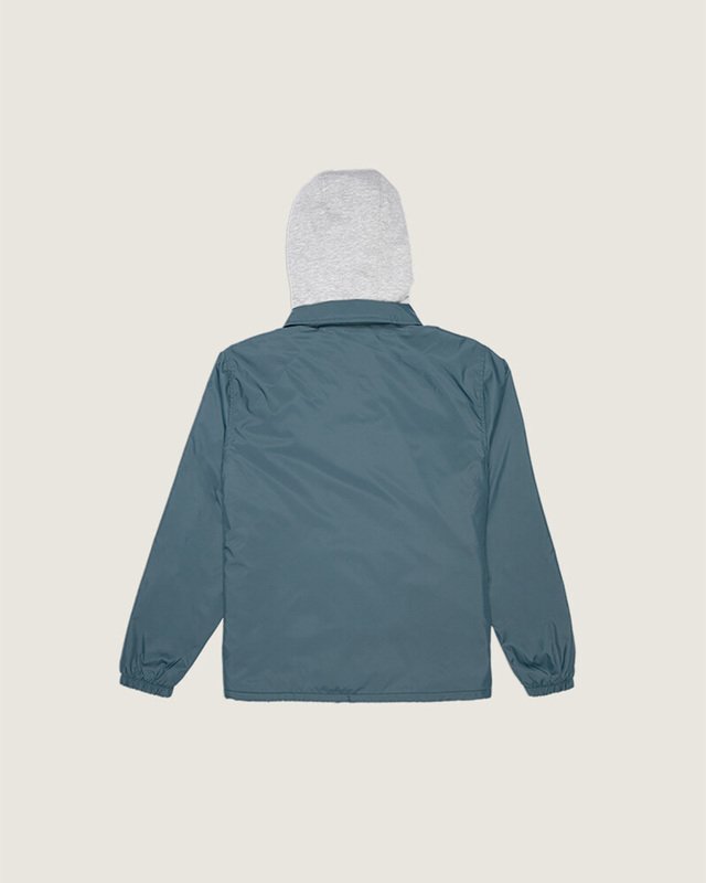 Jaqueta Torrey Hooded Coaches Mystic Moss