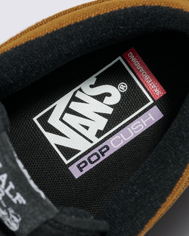 Tênis Skate Half Cab Duck Canvas Gb Golden Brown Black