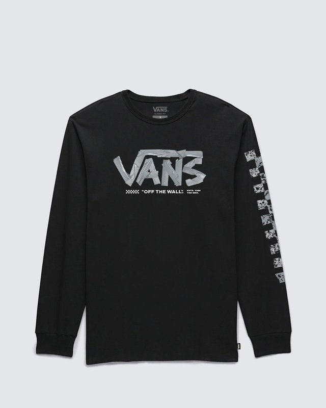 Camiseta Drop Tape Ls Black