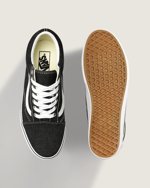 Tênis Old Skool Black Textile True White