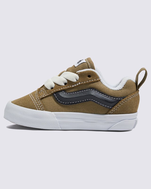 Tênis Knu Skool Elastic Lace Olive Black Infantil