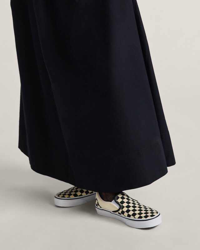 Tênis Slip-On Checkerboard Black White