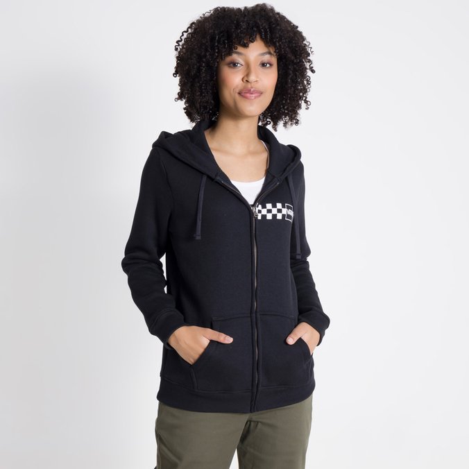 washed black zip moletom com capuz