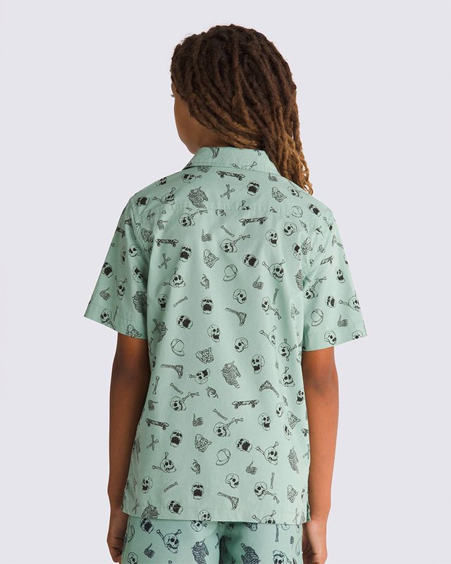 Camisa Skeleton Infantil Iceberg Green
