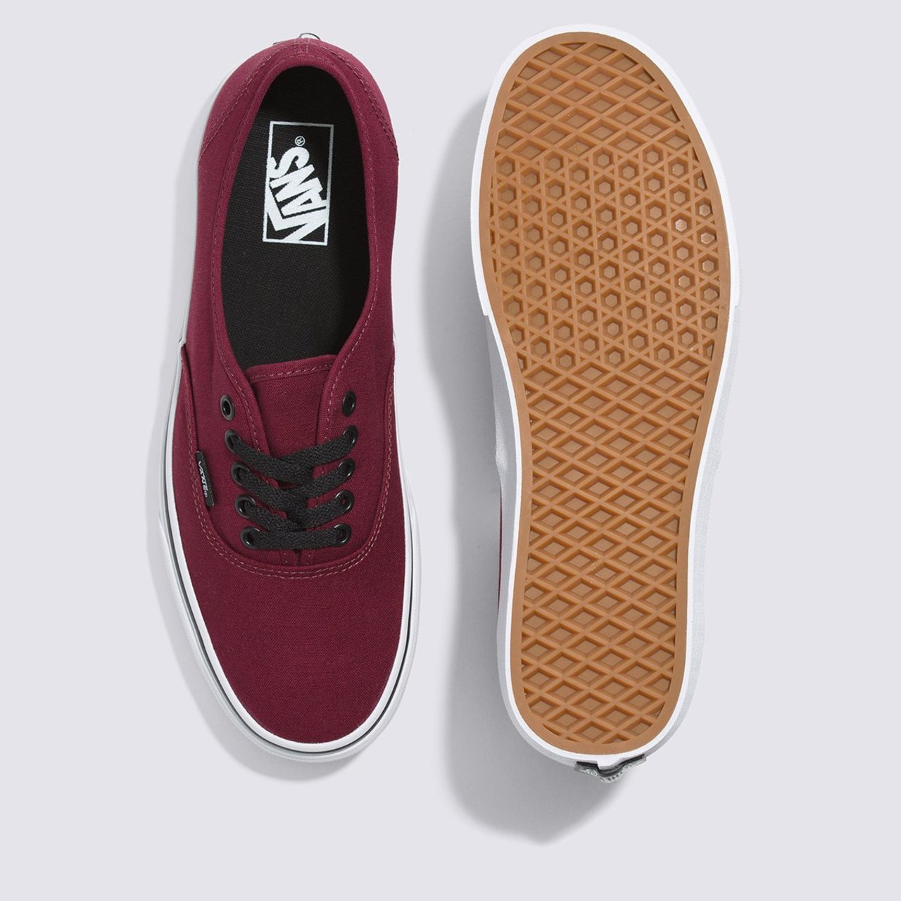 Vans authentic vinho cheap
