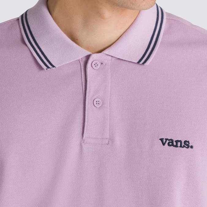 Camiseta Halecrest SS Polo Lavender Mist