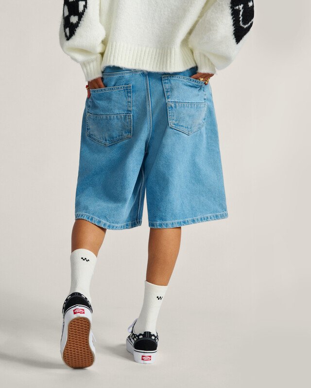Bermuda Lx Jort Light Stonewash Denim | Vans