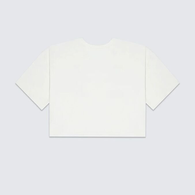 Camiseta Healing SS Relax Crop Marshmallow