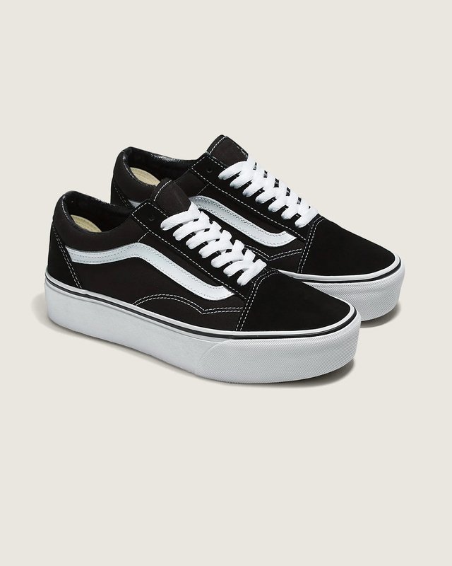 Tênis Old Skool Plataforma Black White