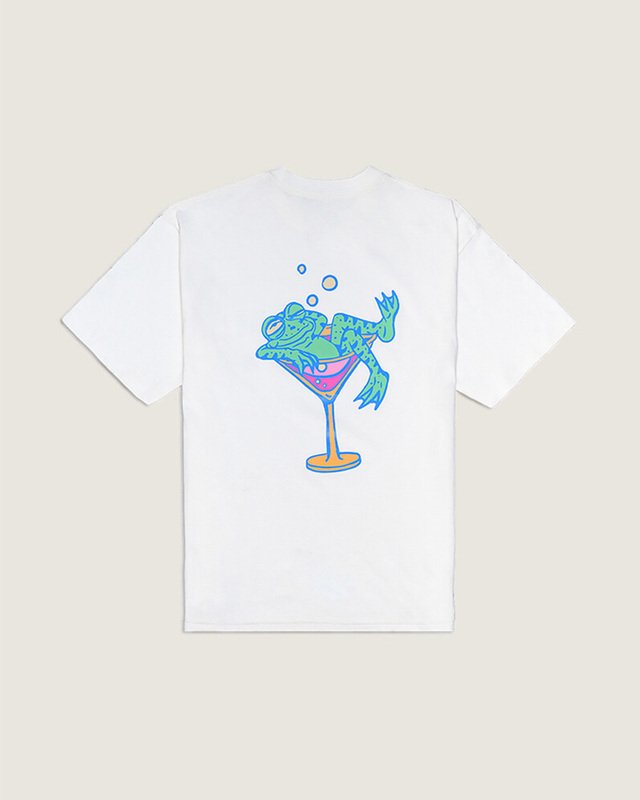 Camisa Manga Curta Bar Hopper Egret