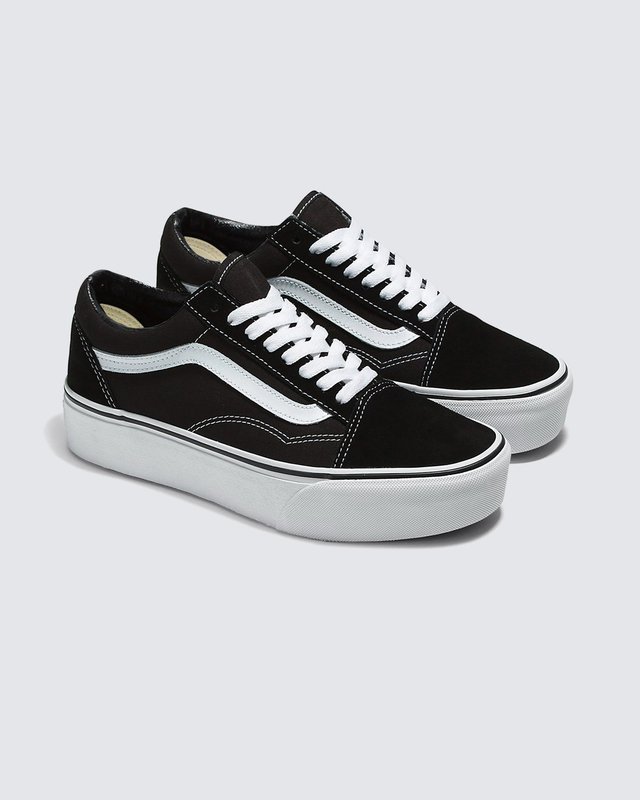 Tênis Old Skool Plataforma Black White
