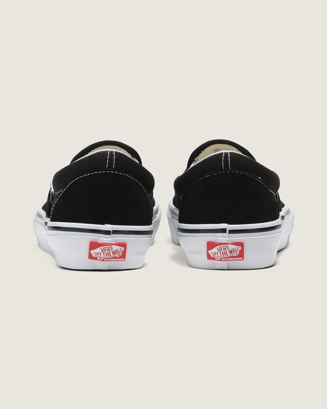 Tênis Skate Slip-On Black White