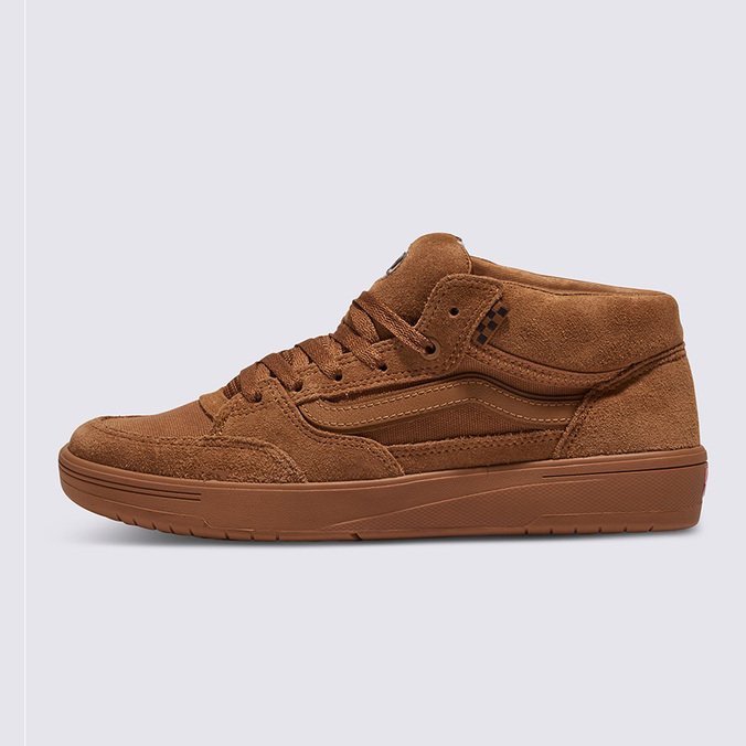 Tênis Skate Zahba Mid Brown Gum