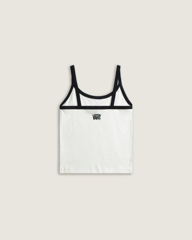 Regata Kiki Ribbed Cami Black White