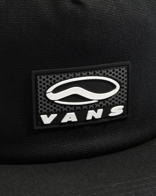 Boné Side Stripe Unstructured Trucker Black