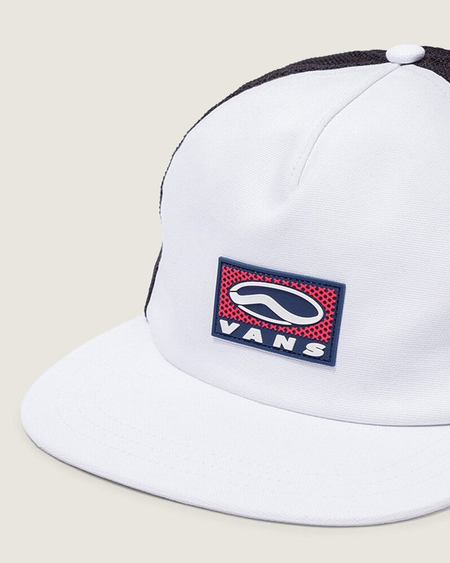 Boné Side Stripe Unstructured Trucker Marshmallow