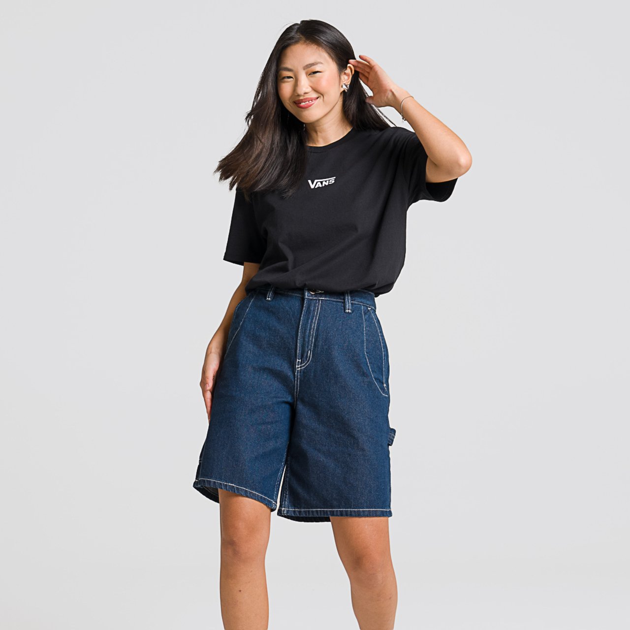 Short Groundwork Long Denim Short Dark Denim