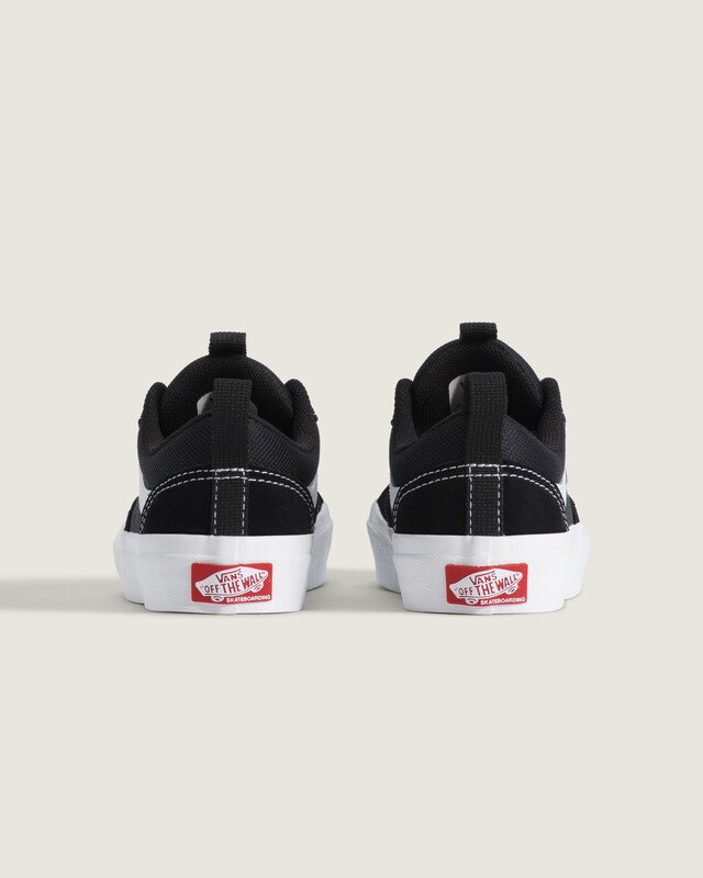 tênis skate old skool 36+ leather black white infantil