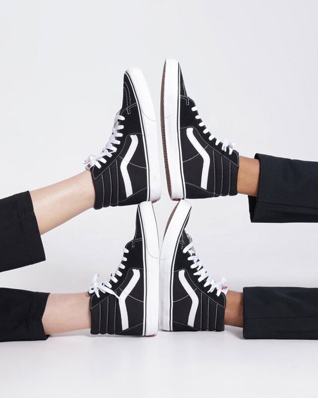 Tênis Sk8-Hi Black White