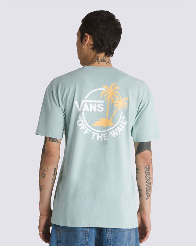 Camiseta Classic Dual Palm II SS Gray Mist Yarrow