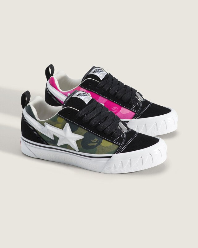 Tênis Knu Skool Vans X Bape Camo